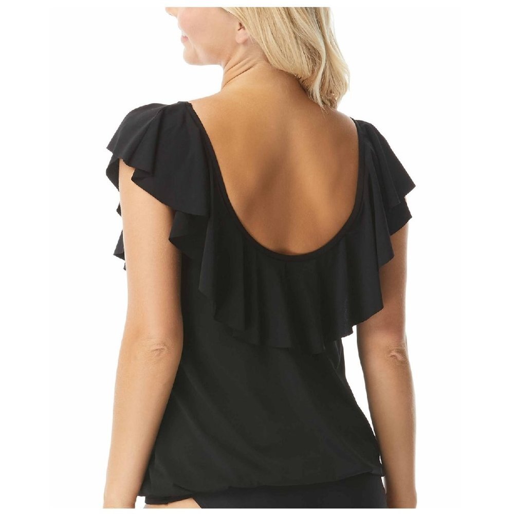 Coco Reef Contours Ruri Ruffled Tankini Top - Picture 4 of 12